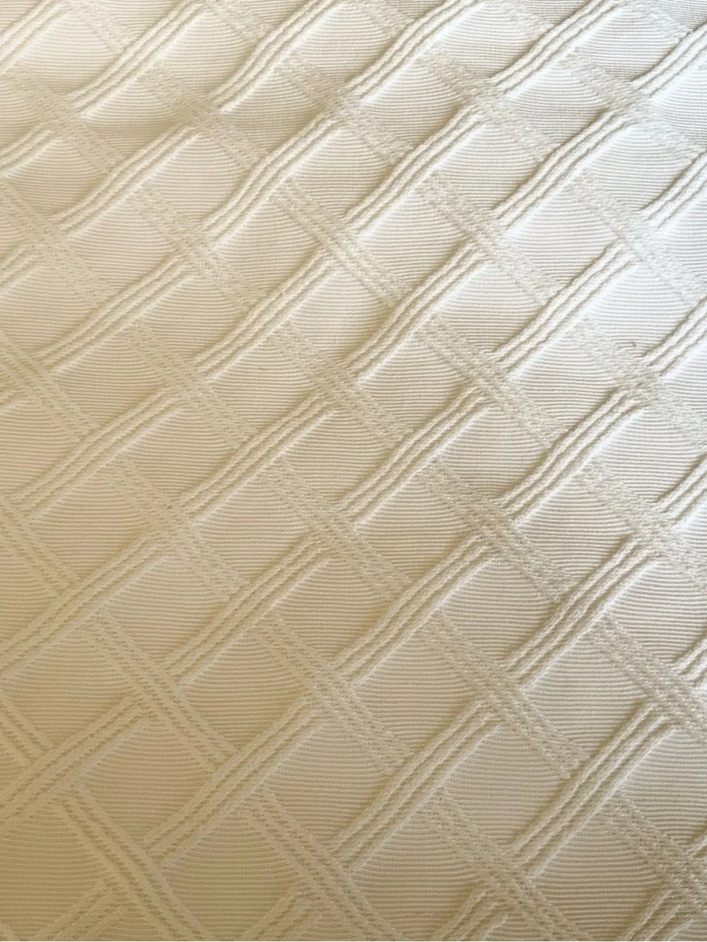 Ralph Lauren WHITE Lattice Coverlet Bedspread Pre-Owned Excellent KING